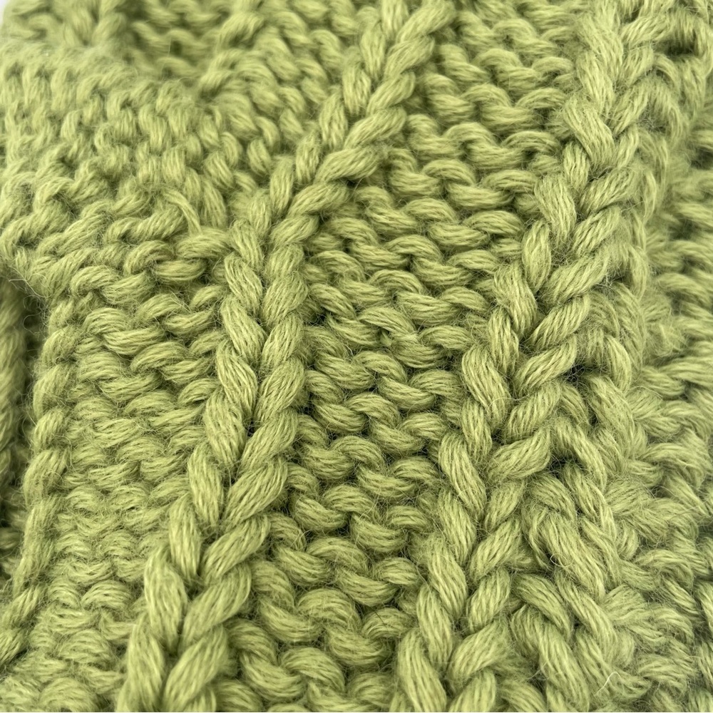 NWOT Le Chateau Green Knit Mittens - Picture 5 of 5